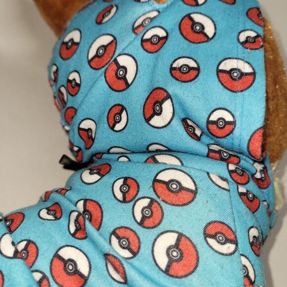 Build A Bear Workshop Pokemon Eevee w Sounds & Sleeper BAB Hoodie Exclusive EUC - Picture 6 of 10